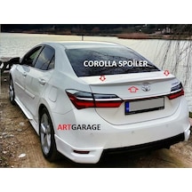 Toyota Corolla Boyasız 2013-2018 Bagaj Spoileri-fiberglass