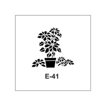 Artebella E Serisi Stenciller E-41 Stencil 10x10cm