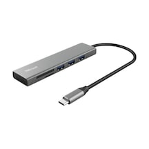 Trust 24191 Halyx Fast Usb-C Hub & Card Reader