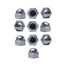 5/16" Kör Somun Galvanizli Çelik Beyaz 10 Adet Diğer