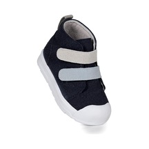 Kiko Kids Mufasa İlk Adım Cırtlı Erkek Bebek Günlük Bot Ayakkabı Lacivert - Gri Lacivert - Gri