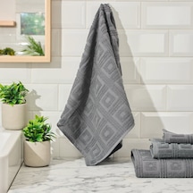 Soft Kybele Yüz Havlusu - Antrasit - 50x90 Cm Renkli