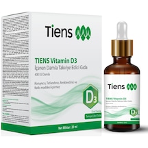 Tiens D Vitamini İçeren Damla Takviye Edici Gıda 20 ML