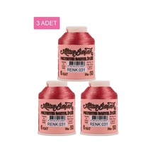 3 Adet Altınbaşak Oya Ve Dantel İpi 20 Gr - Royaleks - No: 031 Çok Renkli
