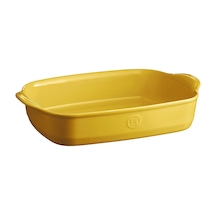 Emile Henry Fırın Kabı Dikdörtgen 36 x 23 cm Mat Sarı/Provence Ye Mat Sarı