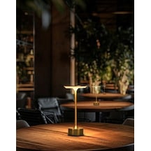 Cata Ct-8438 Toronto Şarjlı Masa Lambası Antik Sarı,3 Renk Yanma Ve Dimmer Özellikli Çok Renkli