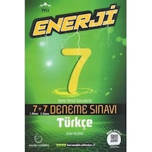 7. Sınıf Türkçe Enerji 7+7 Deneme Palme Yayınları