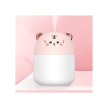 Kedi Tasarımlı Hava Nemlendirici Pembe