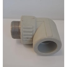 Pprc Erkek Dirsek Ø25x3/4" Kalde Gri