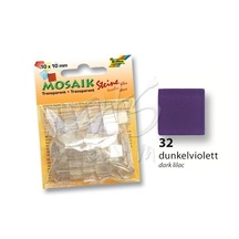 Folia Transparan Mozaik 10X10 Mm 190 Adet Mor 57232