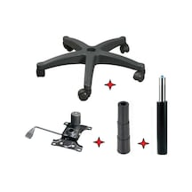 Ofis Koltuğu Yedek Parça Yıldız Ayak Amortisör Tekerlek Teleskop