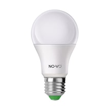 No-Vo 9 W Led Ampul Beyaz 6500K E-27 Duy 12 Adet
