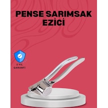 Mey İthalat Sarımsak Ezici Kolay Kullanım Ve Dayanıklı Gövde Gümüş