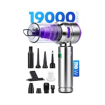 Kablosuz Şarjlı Araç İçi Süpürge 110 W Güçlü Vakum & Üfleme Şişirme Cihazı El Süpürgesi Hl121