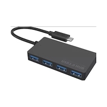 Zr424 Siyah 103u3 Type-c Usb 3.0 Hub