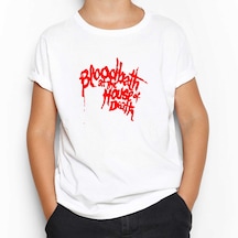 Bloodbath House Death Beyaz Çocuk Tişört
