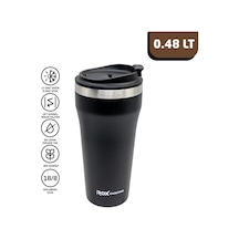 Rox Camping 0190 Kahve Termosu 0.48 Lt - Siyah Siyah Rox Camping 0190 Kahve Termosu 0.48 Lt - Siyah Siyah