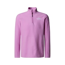 The North Face Genç Çocuk Glacıer Kısa Fermuar Polar Nf0a8azm1ı81 001 Pembe