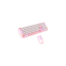 Geezer Klavye Ve Mouse Set 104 Tuşlu Retro Ve Şık Daktilo Renkli
