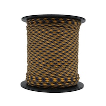 Paracord İp 4 Mm Hardal Mavi Desenli No:110 10 Metre Çok Renkli