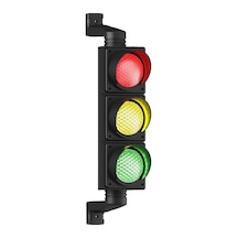 Mesan Ø100mm Ledli Üçlü Trafik Lambası 110-220vac Ms 8033.1.3.2.110-220vac