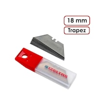 İzeltaş Pro Güvenlikli Trapez Maket Bıçağı Yedek Bıçak
