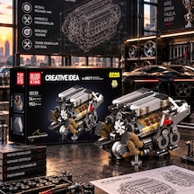 Mould King 10131 BGT W16 Motor Yapım Seti | 952 Parça - güncelleme