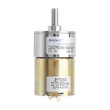 Zga37rg 12v 37mm 100rpm Redüktörlü Dc Motor Metal Dişli Yüksek Tork Kuvvet
