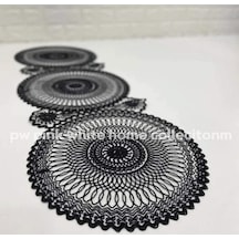 Pw Pink White Home Collection Suplea Runner 38x115 Cm Kordon İşlemeli Runner