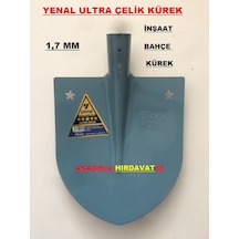 Yenal Kürek Ultra Çelik Toprak Küregi Bahçe İnşaat Küreği N11-1894