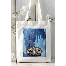 Art Hediye World Of Warcraft Oyun Baskılı Omuz Çanta Kişiye Özel Model 14 Çok Renkli