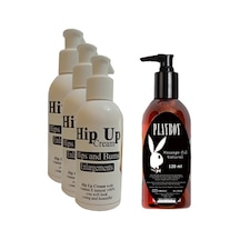 Hintohu Hipup Hip Enlargement Cream Kalça Kaldırma , Vücut Kremi 120 Ml 3 Adet+playboy Masaj Yağı 120 Ml