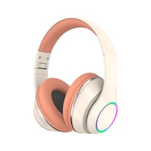 P101 Bluetooth Kulaklık 5.3 Wireless Headphone Şarjlı Rgb Led Işıklı Fm Radyo Sd Kart Type C Şarj