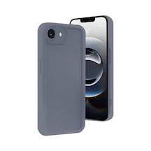 Apple iPhone Uyumlu 16e Kılıf Viera Silikon - Gri Bz8683140856427