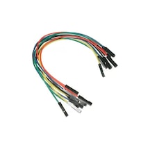 Jumper 10 Pin 20cm Dişi- Dişi Dupont Kablo