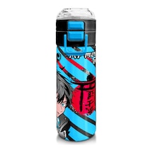 Coral High 500 Ml Paslanmaz Çelik Okul Termosu/suluk/matara - Kız Çocuk - Siyah Mavi Anime Desenli - Sızdırma Yapmaz Çok Renkli