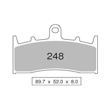 Nissin 2p-248st Sinterli Motosiklet Fren Balatası