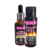 Sıxx Kadın Ve Erkeklerelubrikantjel 60 Ml+erkekıere Özel Cinseldamla