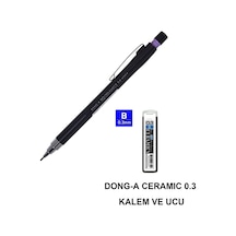 Xq Ceramics Iı Versatil Kalem 0,3mm Siyah Gövde Ve Kalem Ucu Beyaz