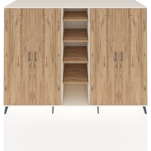Kronos Dolap 12 Raflı 4 Kapaklı 220x59x163 Aytaşı-çam Aytaşı-çam
