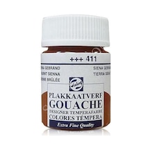 Talens Guaj Boya 411 Burnt Sienna