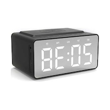 Artfulabode Bt-508 Kablosuz Bluetooth Hoparlör: Çift Hoparlörlü, Kablosuz Şarj, Fm Radyo, Alarmlı Saat, Mikrofonlu