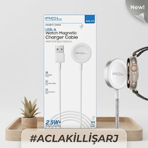 Acl Ack-111 2.5w Watch Manyetik Şarj Kablosu 1 Metre - Lisinya