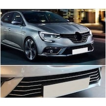 Renault Megane 4 Hb-Sd Krom Ön Tampon Çıtası 7Prç. 2016 ve Üzeri