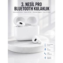 Mey İthalat Bluetooth Kulaklık 3. Nesil Ios Android Uyumlu Yeni Nesil Wireless Charge