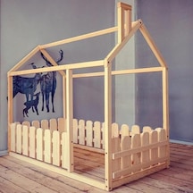 Montessori Yatak Çitli Model 90 x 190