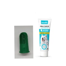 - Kedi Köpek Diş Macunu 100 Ml Kedi Köpek İçin Parmağa Takılıp Kullanılan Diş Fırçası