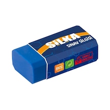 Silka Sınav Silgisi Orta Boy Mavi Renkli Yüksek Kalite Silgi Adet Yerli Üretim