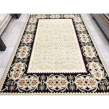 Saray Halı Simin 050 Krem-3 150X230 Krem Siyah 4 M2 Halı !