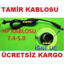 Hp Notebook Laptop Adaptör Tamir Kablosu 7.4 Mm 5.0 Mm Iğne Uçlu